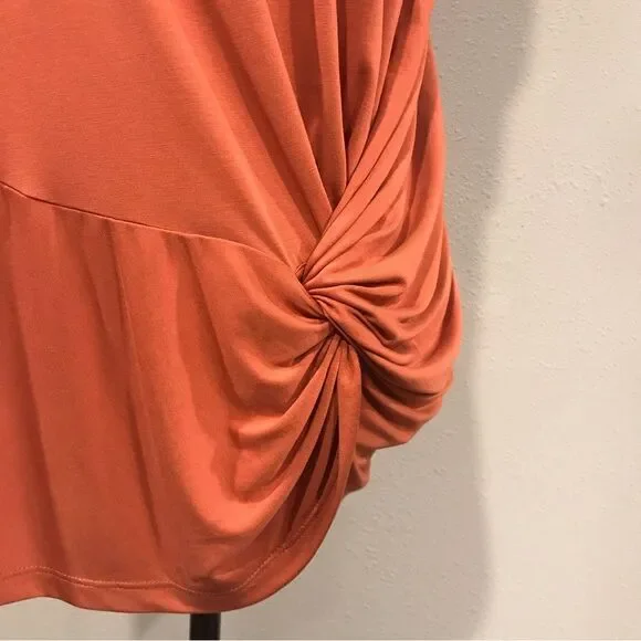 Rust color sleeveless top - Picture 4 of 10